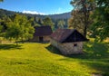 Mountain hut, Slovenia Royalty Free Stock Photo